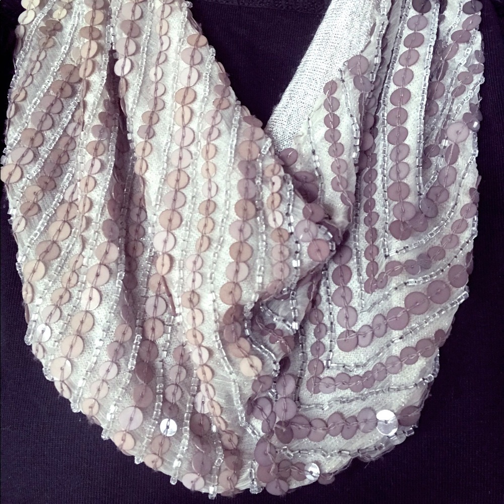 Renee Christopher Sequin Scarf Necklace